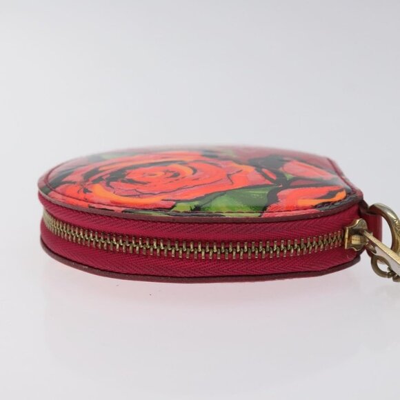 LOUIS VUITTON Vernis Rose Porte Monnaie Chapeau Coin Purse - Picture 7 of 16